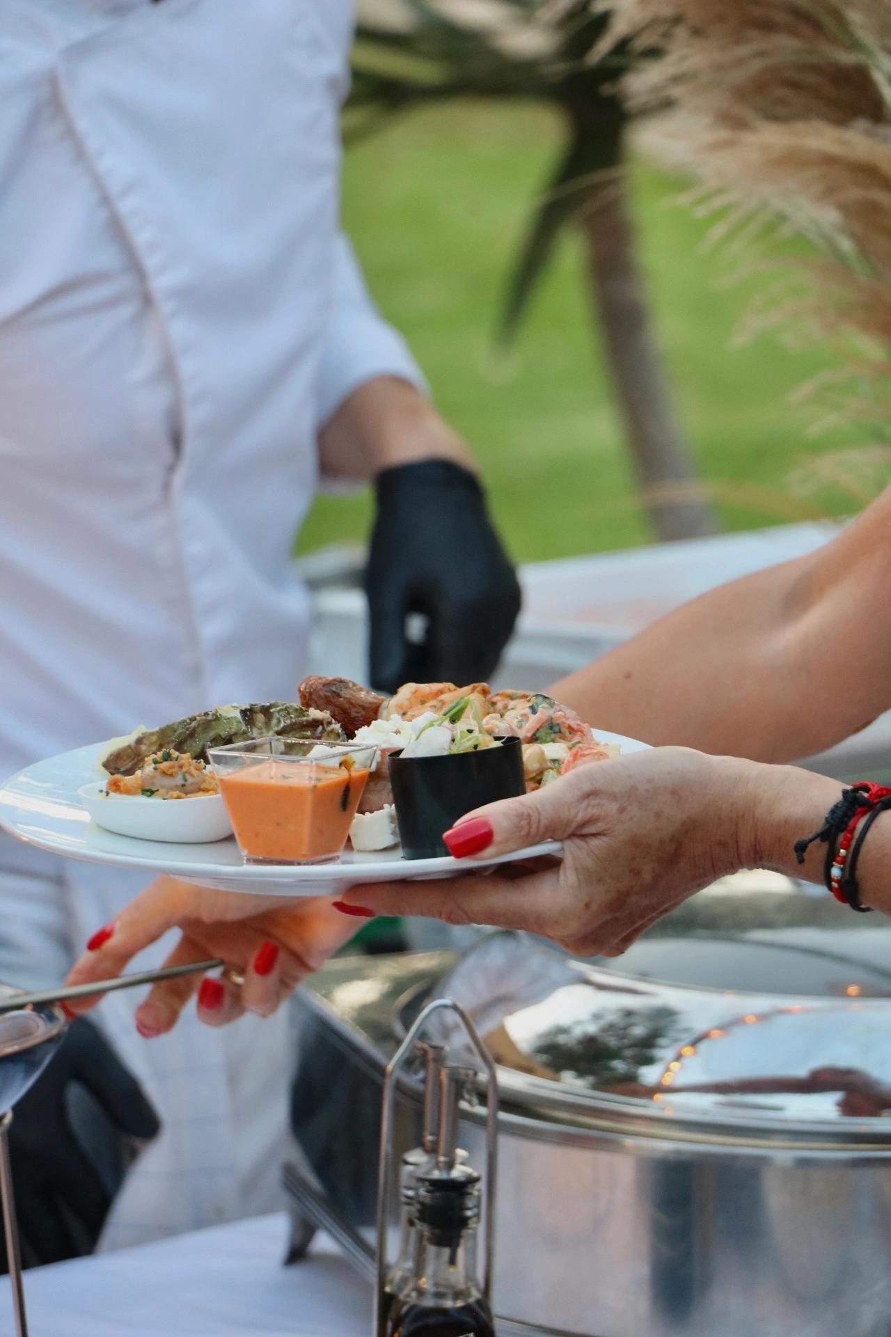 Service traiteur pour un événement privé à l'hôtel 3 étoiles San Lucianu en Haute-Corse